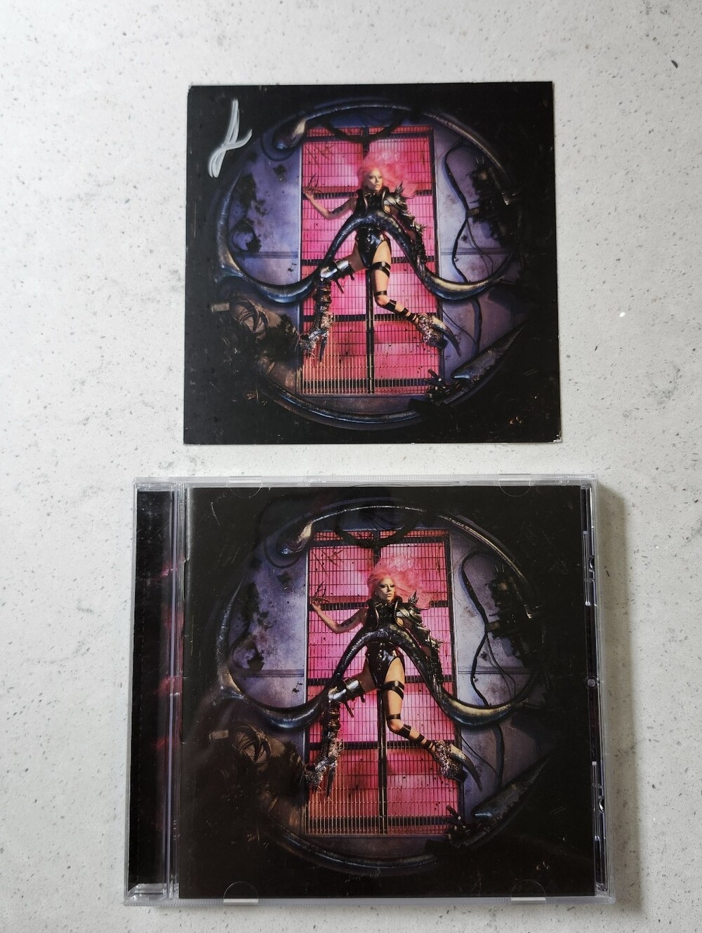 SIGNED Lady Gaga Chromatica CD Signed Art Card